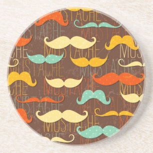 Dessous De Verre En Grès Motif de moustache