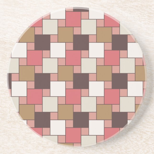 Dessous De Verre En Grès Motif de pesage citrouille (Devant)