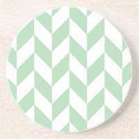 Motif de squelette vert à la menthe