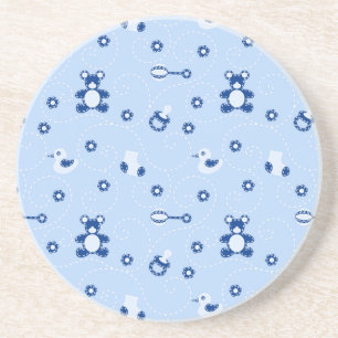 Dessous De Verre En Grès Motif d'édredon de bébé