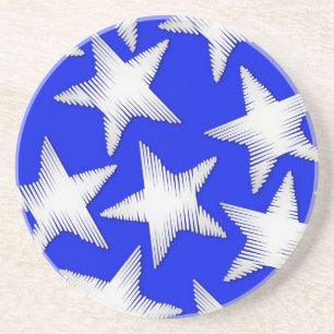 Dessous De Verre En Grès Motif d'étoiles