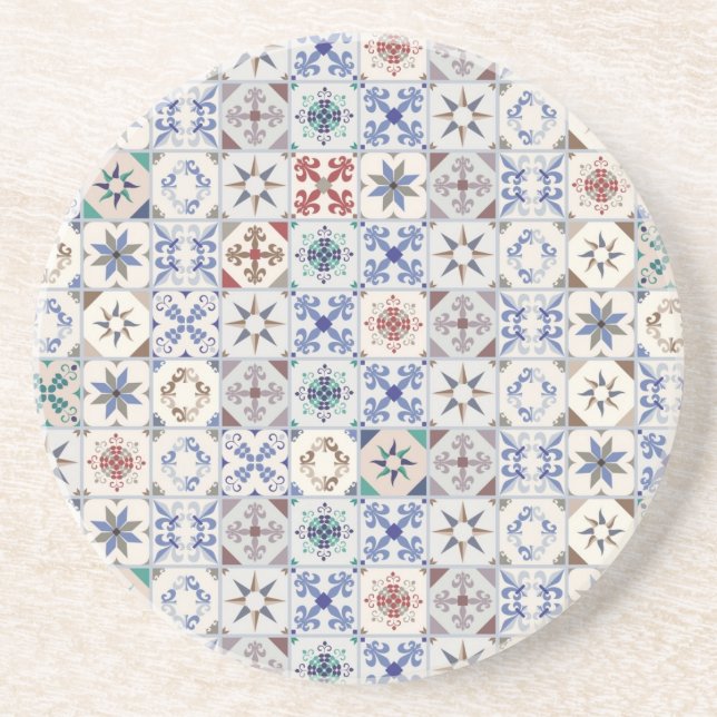 Dessous De Verre En Grès Motif en céramique (Devant)