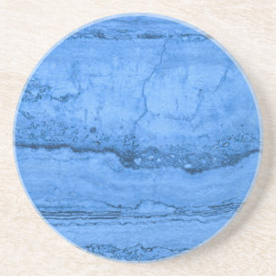 Dessous De Verre En Grès Motif en granit bleu, marbre bleu, pierre bleue