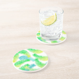 Dessous De Verre En Grès Motif feuille Palm