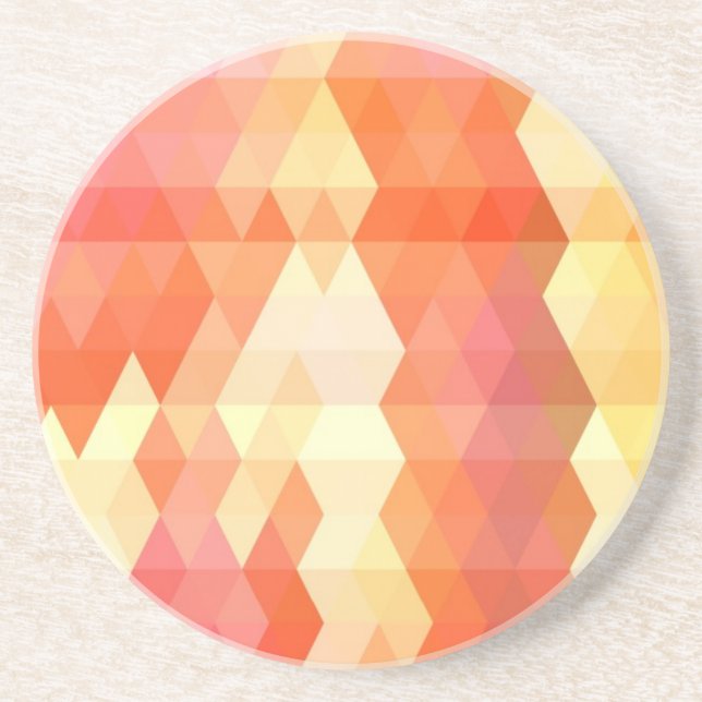 Dessous De Verre En Grès Motif géométrique 1 (Devant)