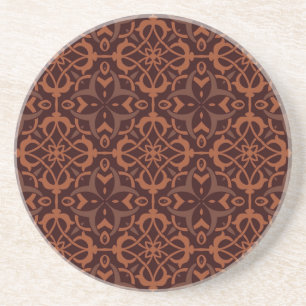 Dessous De Verre En Grès Motif géométrique moderne ethnique