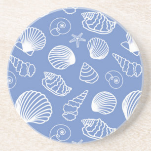 Dessous De Verre En Grès Motif impertinent de coquillage