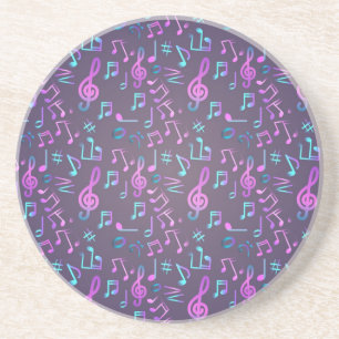 Dessous De Verre En Grès Motif musical