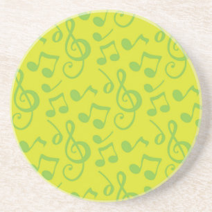 Dessous De Verre En Grès Motif musical
