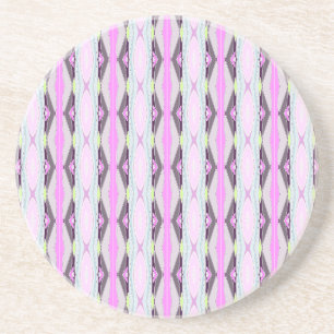 Dessous De Verre En Grès Motif rose unique