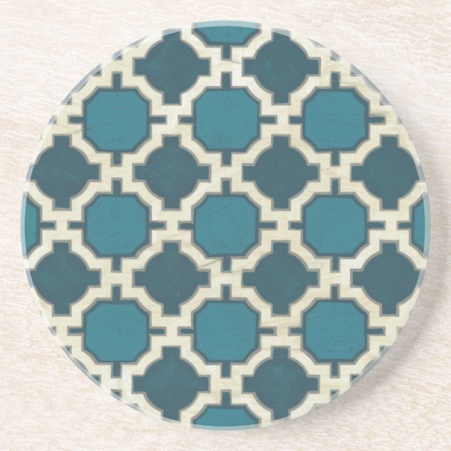 Dessous De Verre En Grès Motifs du marché VI (Devant)