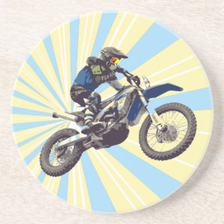 Dessous De Verre En Grès Motocross