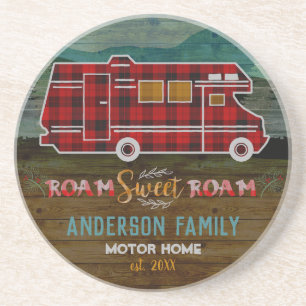 Dessous De Verre En Grès Motorhome rv Camper Travel Van Rustic Personalized