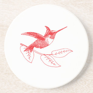 Dessous De Verre En Grès Mug de café colibri