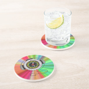 Dessous De Verre En Grès Music de la pierre de coaster de vie
