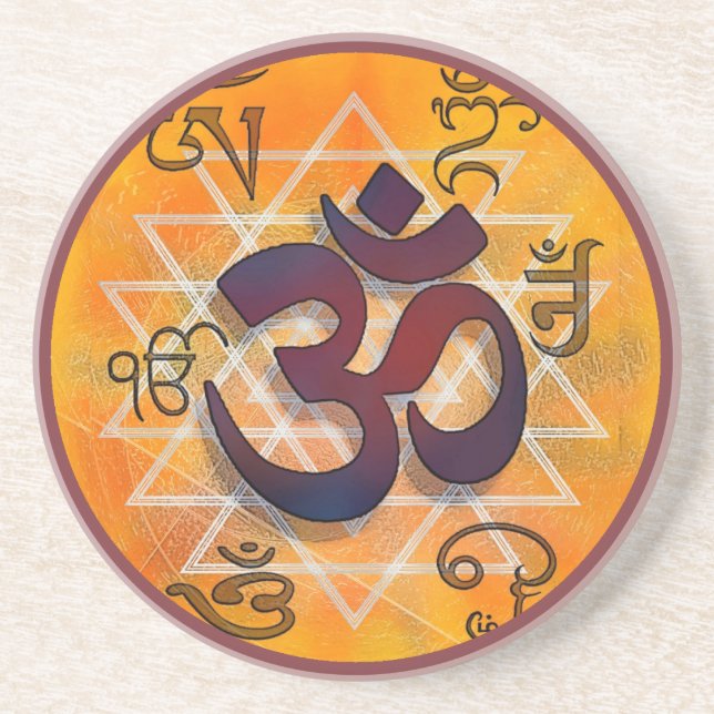 Dessous De Verre En Grès Namaste (Devant)