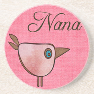 Dessous De Verre En Grès nana rose birdie