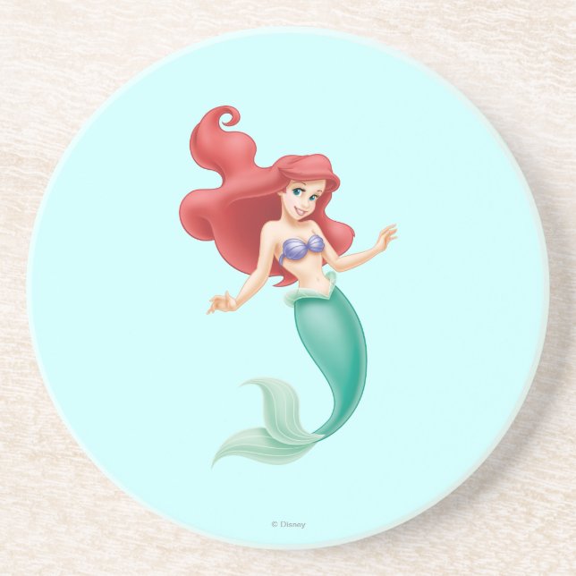 Dessous De Verre En Grès Natation Ariel (Devant)