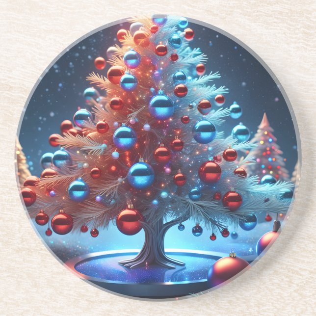 Dessous De Verre En Grès Navidad 1 - 002 (Devant)