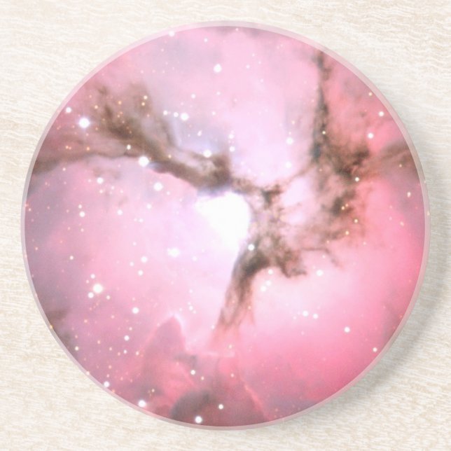 Dessous De Verre En Grès Nebula Trifid à Sagittarius (Devant)