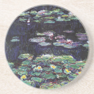 Dessous De Verre En Grès Nénuphars par Claude Monet
