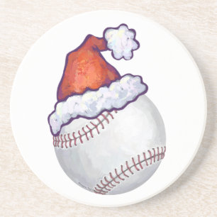 Dessous De Verre En Grès Noël de baseball
