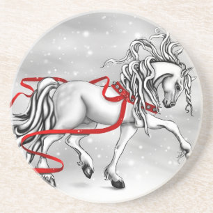Dessous De Verre En Grès Noël Snow Bells
