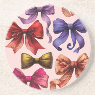 Dessous De Verre En Grès Nœud papillon