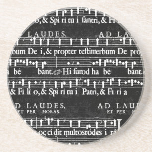 Dessous De Verre En Grès note musicale grunge