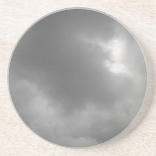 Dessous De Verre En Grès Nuages de tempête Dessous de verre de grès