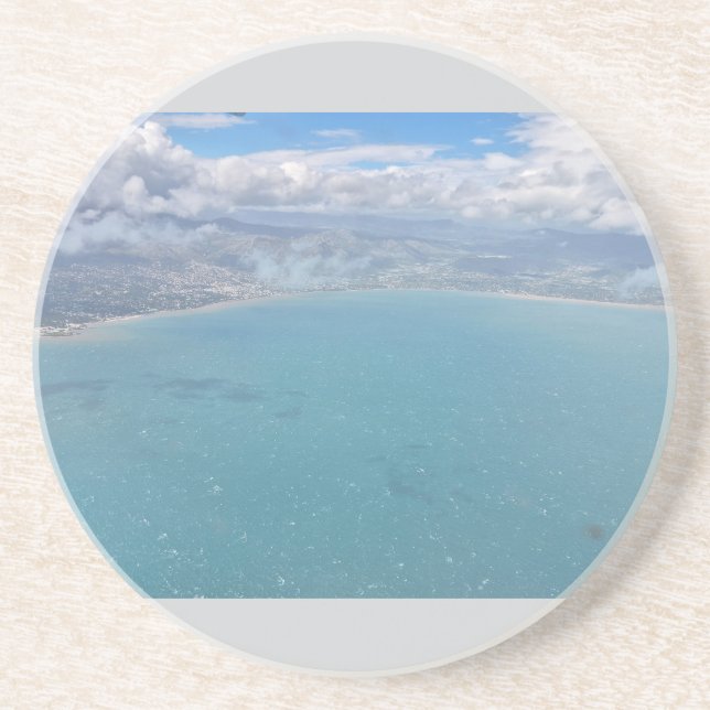 Dessous De Verre En Grès Nuages et courants (Devant)