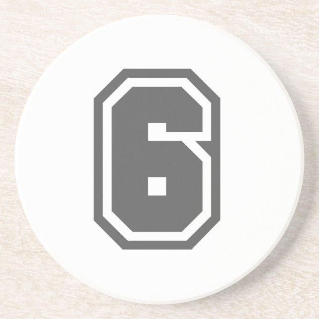 Dessous De Verre En Grès Numéro 6 (Devant)