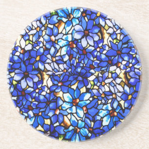 Dessous De Verre En Grès Ode à Clématite Tiffany