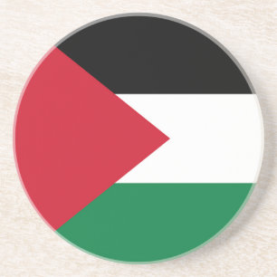Dessous De Verre En Grès officiellement le drapeau de l'État de Palestine
