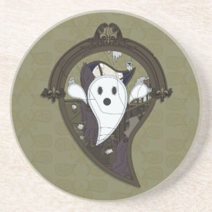 Dessous De Verre En Grès Ooh the Ghost Coaster