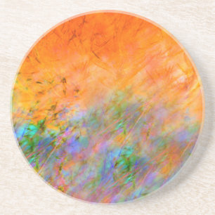 Dessous De Verre En Grès Orange Dream