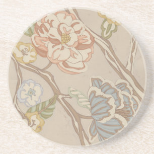 Dessous De Verre En Grès Organza Chintz Floral Design