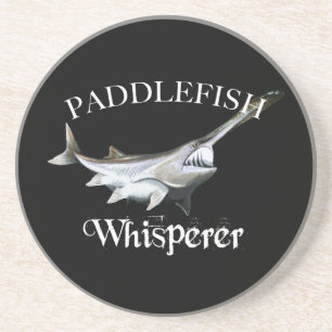 Dessous De Verre En Grès Paddlefish Whisperer