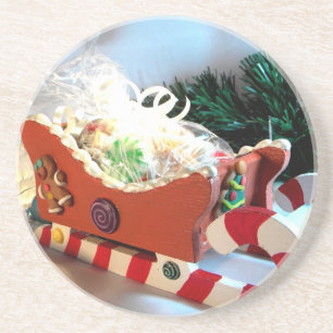 Dessous De Verre En Grès Pain d'épice Sleigh I