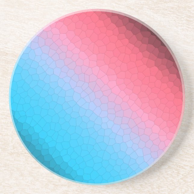 Dessous De Verre En Grès Paix ~ Soleil (Devant)