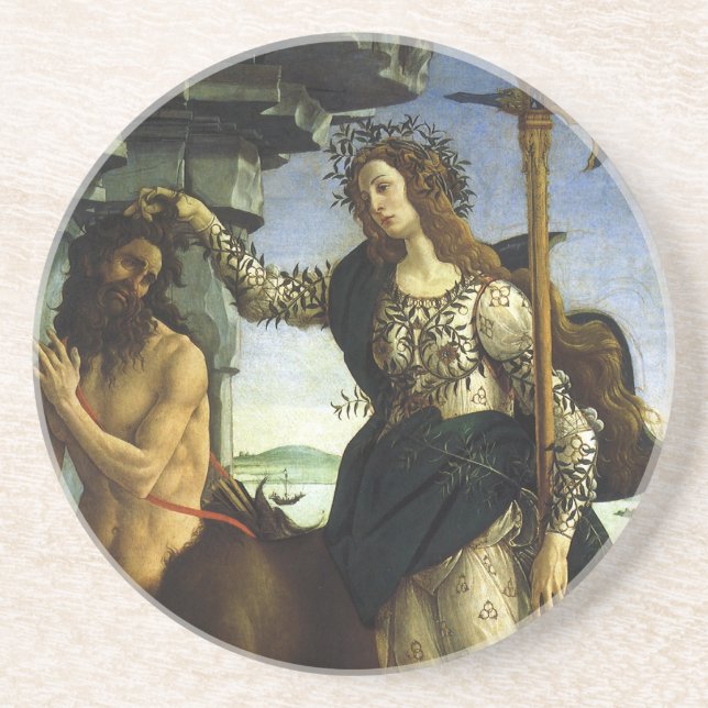 Dessous De Verre En Grès Pallas (Minerva) et Centaur par Sandro Botticelli (Devant)
