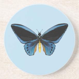 Dessous De Verre En Grès Papillon