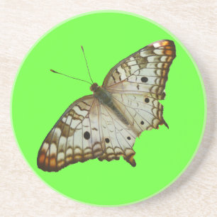 Dessous De Verre En Grès Papillon exotique de Sainte-Lucie
