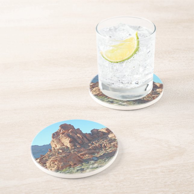 Dessous De Verre En Grès Parc d'état de Valley of Fire (Côté)