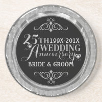 Parties scintillant flamboyante 25e Mariage Motif 