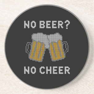 Dessous De Verre En Grès Pas de bière Pas de fromage Doux moche