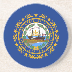 Dessous De Verre En Grès Pavillon d'État du New Hampshire