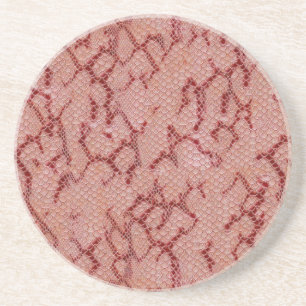 Dessous De Verre En Grès Peau de serpent Maroon.jpg