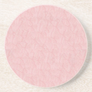 Dessous De Verre En Grès Peau de serpent rose