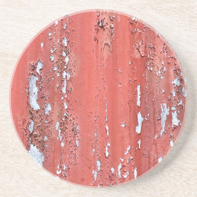 DESSOUS DE VERRE EN GRÈS PEINTURE DE PEELING (Devant)
